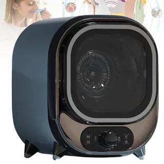Tragbarer Kondensentrockner Klein, 5 Kg Kapazität, Kompakter Schleudertrockner, Belüftet Trocknen, 0,8 Kg Beladung, Belüfteter Wäschetrockner Für Kleine Wäschestücke(Electroplated blue)
