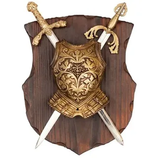Wandschild Richard Löwenherz mit Schild und Schwertern