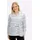 Klassische Bluse Langarm beige/schwarz 52