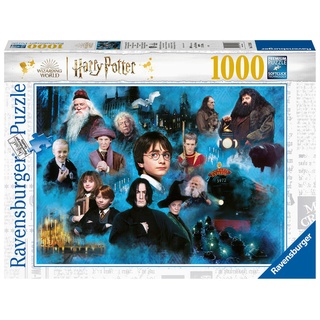 Ravensburger Puzzle 17128 - Harry Potters magische Welt - 1000 Teile Harry Potter Puzzle für Erwachsene und Kinder ab 14 Jahren