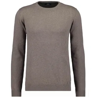 Rundhalspullover RAGMAN, Herren, Gr. 54, braun (camel), Strick, 95% Baumwolle 5% Kaschmir, Rundhals, Pullover Rundhalspullover