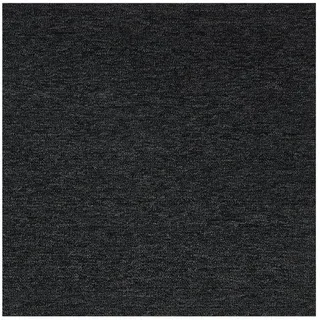 Youyijia Teppichfliese Teppichfliesen 50x50 cm 20er Set für Wohnung Büro selbstverlegend schwarz