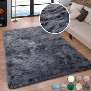 OTTO home Valeria Fellteppich 80 x 150 cm Grau