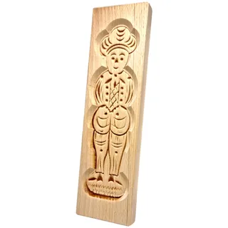 Generisch Form – Holzform aus Buchenholz, Spekulatiusform, Keksform, Verschiedene Traditionelle Muster, Spekulatius, Backform (Spekulatius, 24,5 x 7 x 2)