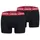LEVIS Men Repeat Logo Boxer 2P Black Red XL