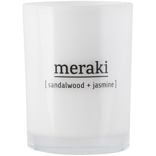 Meraki - Duftkerze, Ø 8 cm, Sandalwood & Jasmin