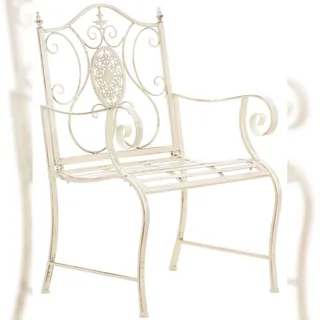 CLP Gartenstuhl Punjab 62 x 62 x 94 cm antik-Creme