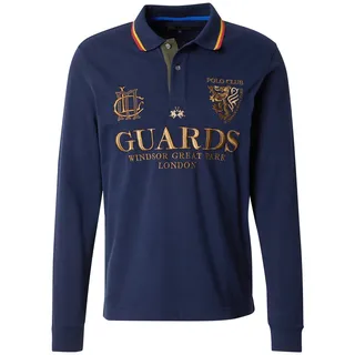 La Martina Poloshirt Westin blau / navy / goldgelb L