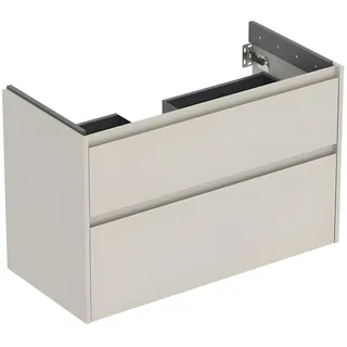 Geberit Waschtischunterschrank 2 Auszüge 94,8 x 60,6 x 44,6 cm Sandgrau