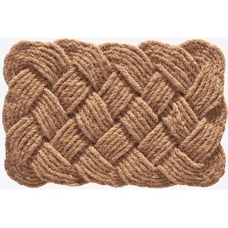 Fußmatte HEINE HOME, beige (natur), B:49cm H:23mm L:72cm, Teppiche, Fußmatte
