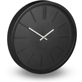 Relaxdays Wanduhr modern schwarz/weiß
