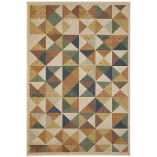 Andiamo Sedona Dreieck Outdoor-Teppich 80 x 150 cm Mehrfarbig
