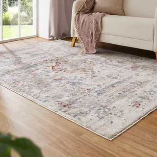 LUXOR LIVING Rocco Teppich 160 x 240 cm Blau/Creme