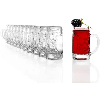 STÖLZLE Oberglas Bierkrug ISAR I 12 Shotgläser I Stamper Likörgläser I 40 ml I kurze Gläser I spülmaschinentauglich I sehr bruchresistent I hochwertiges Kristallglas I Schnapsgläser