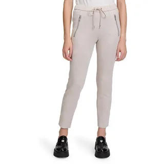 Cartoon Casual-Hose mit Reißverschlusstaschen in grau beige), | Gr.: 42