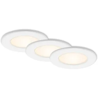 Briloner LED Einbauleuchte Thin Weiß