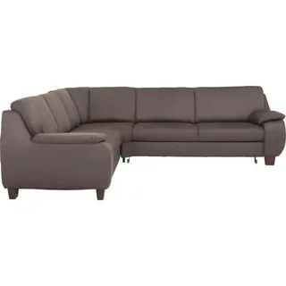 Beldomo System Ecksofa, Dunkelbraun, Holz, 5-Sitzer, L-Form, 274x244 cm, Goldenes M, Typenauswahl, Fußauswahl, Stoffauswahl, seitenverkehrt erhältlich, Rückenfutter, individuell planbar, Wohnzimmer, Sofas & Couches, Wohnlandschaften, Ecksofas
