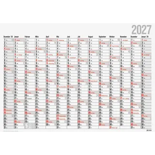 Baier & Schneider rido/idé 7033660007 Plakatkalender Mod. Office I 2027 980×685 mm