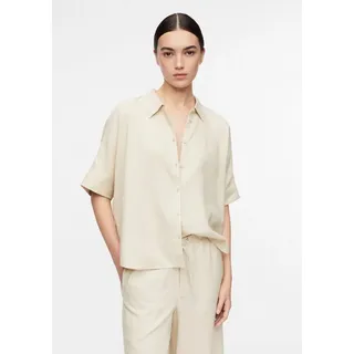 Comma, Kurzarmbluse Beige 42