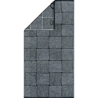 CAWÖ Black&White Chess Handtuch 50 x 100 cm schwarz