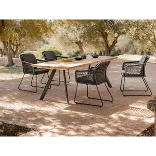 Niehoff Kubu-Valletta Gartenmöbel-Set, Dining, 5-teilig