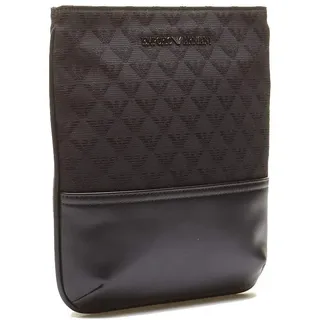 Emporio Armani Herren Jaquard Logo Tragetasche Umhängetasche Schwarz ONE Size - Einheitsgröße