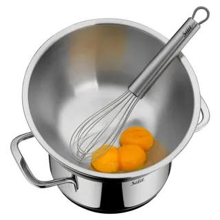 Silit 21.4230.4548, Set, Edelstahl, 1,2 l, 2,7 l, 16 cm, 20 cm - Silber