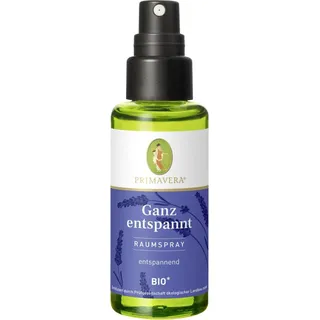 PRIMAVERA Raumspray Ganz entspannt bio 2 x 50 ml - Aromadiffuser, Aromatherapie - entspannend- vegan