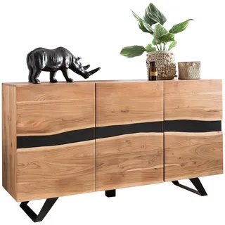 KADIMA DESIGN Sideboard 148 x 85 x 43 cm Braun