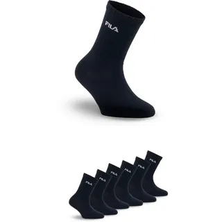 Fila Socken 6-Paar Schwarz 35-38