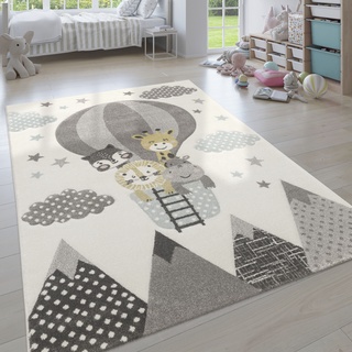 Kinderteppich PACO HOME "Cosmo 343" Teppiche Gr. B/L: 120 cm x 170 cm, 12 mm, 1 St., beige Kinder Kinderzimmerteppiche