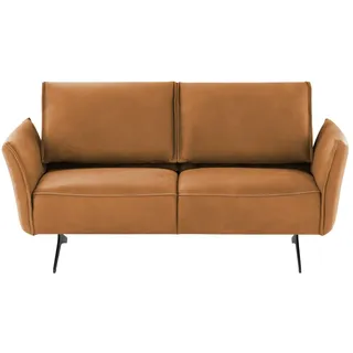 KOINOR Ledersofa Vineto ¦ gelb ¦ Maße (cm): B: 176