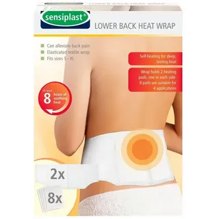 Sensiplast 8x Wärmepad 2x Wärmegürtel Wärmekissen Nierenwärmer Heizgürtel