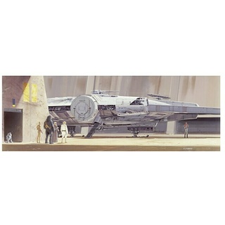 Komar Star Wars Fototapete RMQ Millennium Falcon  (4 -tlg., B x H: 368 x 127 cm, Papier)