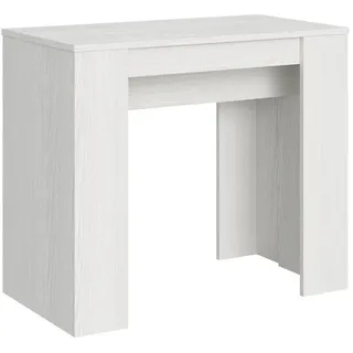 Itamoby Ausziehbare Konsole 90x48/308 cm Basic White Ash