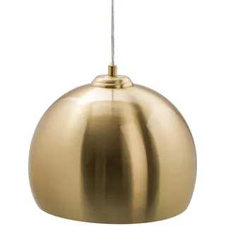 invicta INTERIOR Moderne Hängeleuchte GOLDEN BALL 30cm gold Hängelampe höhenverstellbar Design Lampe Leuchte