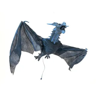 Europalms Halloween Flying Dragon 120 cm blau