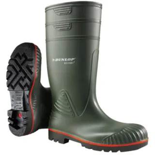 Dunlop Protective Footwear, A442631, Acifort Heavy Duty Full, Grün Foncé/Rouge, Größe 49 EU - 49/50 EU