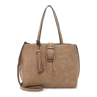 TAMARIS Janina Shopper Synthetik Brown