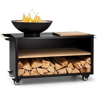 Blumfeldt Feuerschale Savage 2.0 Wide Ø 58 cm Schwarz