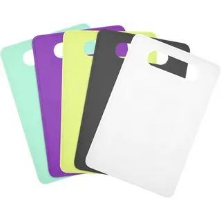 Bpa-freie Schneidebretter Aus Kunststoff – 5er-set Antibakterielle Designs, 29 X 19 Cm, Ideal Für Gemüse, Fleisch, Fisch, Obst Und Brot