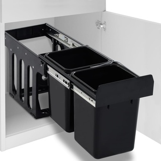Hommie Möbel - Abfallbehälter für Küchenschrank Ausziehbar Soft-Close 20 L|für Deko-Multifunktionale 1parcel 2023