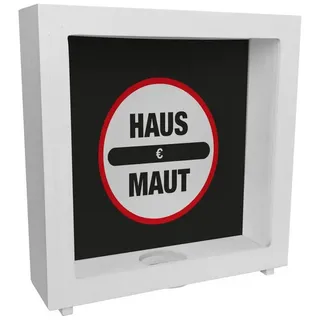 speecheese Spardose Haus Maut Rahmen Spardose aus Holz