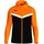 Trainingsjacke mit Kapuze Kinder 807 schwarz/neonorange 140