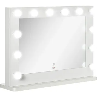 Homcom Hollywood Spiegel 800 x 600 mm Weiß