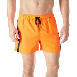 Skiny Badeshorts Herren Badehose modisch (1-St) aus leichter Microfaser orange L