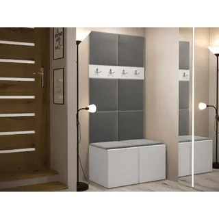 Mirjan24 Garderoben-Set Orion IV Grau