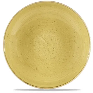 Churchill Stonecast Mustard Teller Tief Coup 31cm