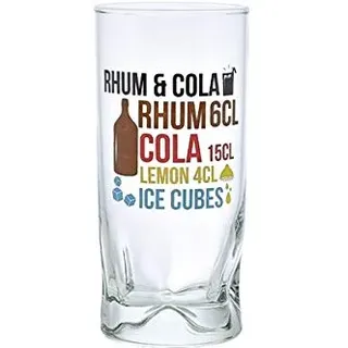 Durobor Duke 81674 Gläser für Rum-Cola, 27 cl, 6 Stück
