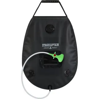 Stagecaptain Solardusche Stagecaptain MD-20 Deluxe Showerqueen Mobildusche (Campingdusche, 1 St., Inkl. Netzbeutel und Aufhängevorrichtung), Reisedusche Solar mit Duschkopf grün|schwarz